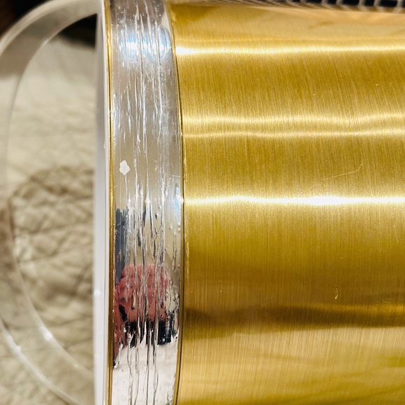 D6-RARE Vintage 1980's Gold & Silver ice bucket with Barware Utensils - Picture 8 of 13